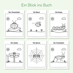 Vorschau der Krabbeltier-Ausmalbilder