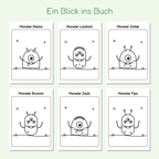 Vorschau der Monster-Ausmalbilder